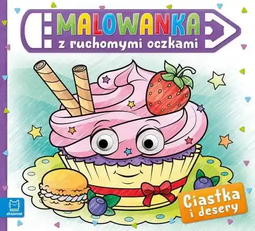Bezpieczne zakupy Malowanka z ruchomymi oczkami Ciastka i desery