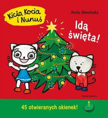 Kicia Kocia i Nunuś. Idą święta! (45 otwieranych okienek) Oferta limitowana