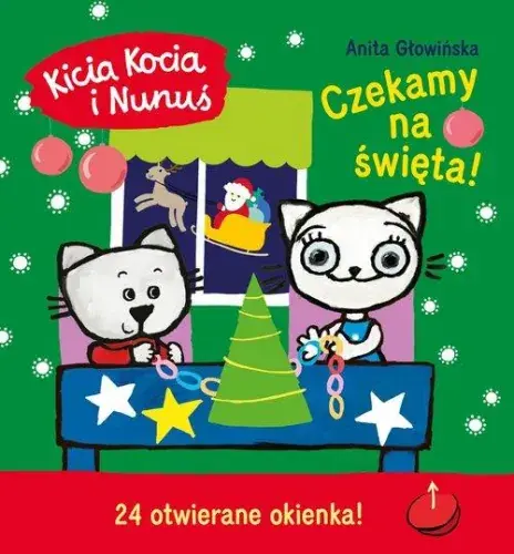 Szybka wysyłka Kicia Kocia i Nunuś. Czekamy na święta! Kalendarz adwentowy (24 otwierane okienka)