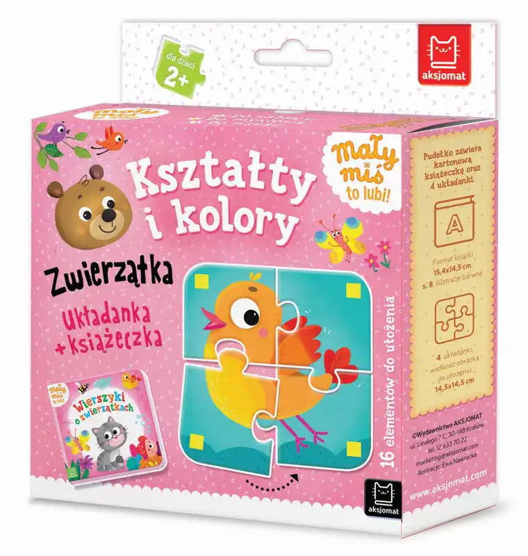 Mały miś to lubi! Kształty i kolory. Zwierzątka Ograniczona ilość