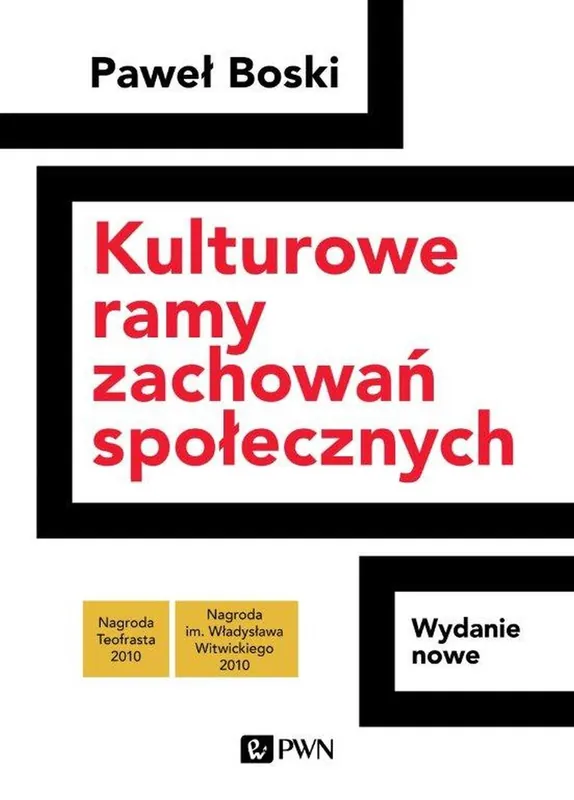Szybka dostawa Kulturowe ramy zachowań społecznych wyd. 2022