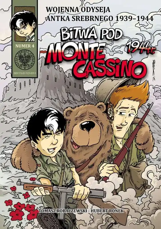 Dostępne od ręki Wojenna odyseja Antka Srebrnego 1939-1944 z4 Bitwa pod Monte Cassino 1944 r.