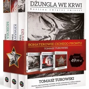 Taniej PAKIET BOHATEROWIE CICHEGO FRONTU / DŻUNGLA WE KRWI / KRWAWIĄCE SERCE AZJI / MOSKWA NIE BOI SIĘ KRWI