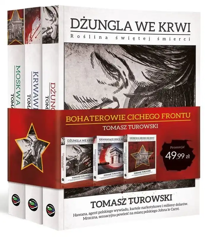 Taniej PAKIET BOHATEROWIE CICHEGO FRONTU / DŻUNGLA WE KRWI / KRWAWIĄCE SERCE AZJI / MOSKWA NIE BOI SIĘ KRWI