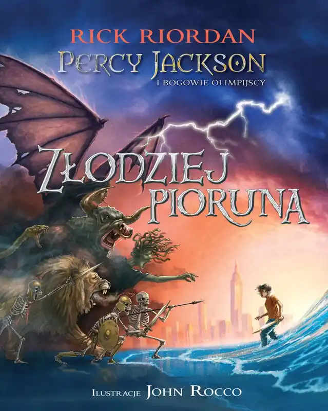 ZŁODZIEJ PIORUNA PERCY JACKSON I BOGOWIE OLIMPIJSCY Ekspresowa dostawa