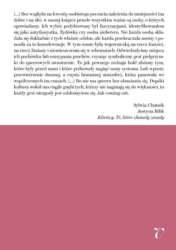 Łatwy zwrot Kłirówy. Te, które złamały zasady