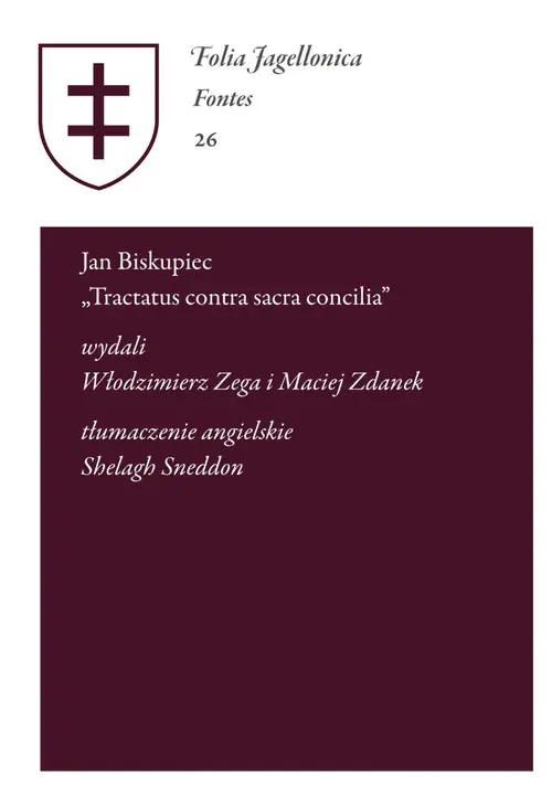 Jan Biskupiec Tractatus contra sacra concilia Wysoka jakość