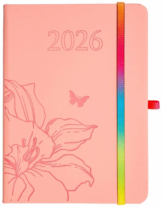 Kalendarz 2026 B6 tyg. Hip Hop morelowy Oferta