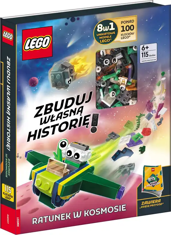 Obniżka ceny LEGO Books. Ratunek w kosmosie. Zbuduj własną...
