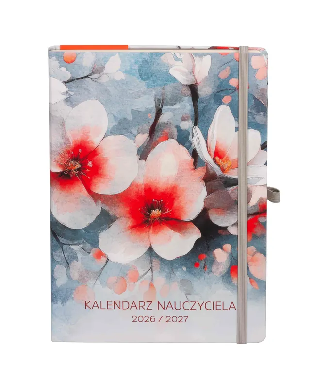 Niska cena Kalendarz Nauczyciela 2026/2027 B5 TDW Magnolia