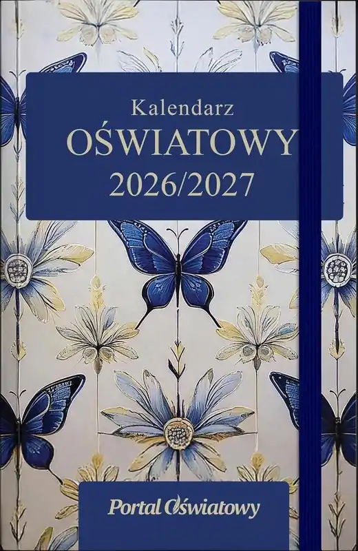 Kalendarz 2026/2027 oświatowy jasny Dostępne od ręki